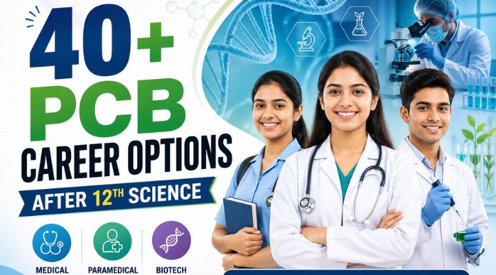 PCB career options after 12th science