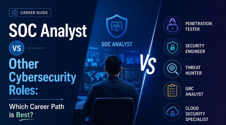 SOC Analyst vs Other Cybersecurity Roles